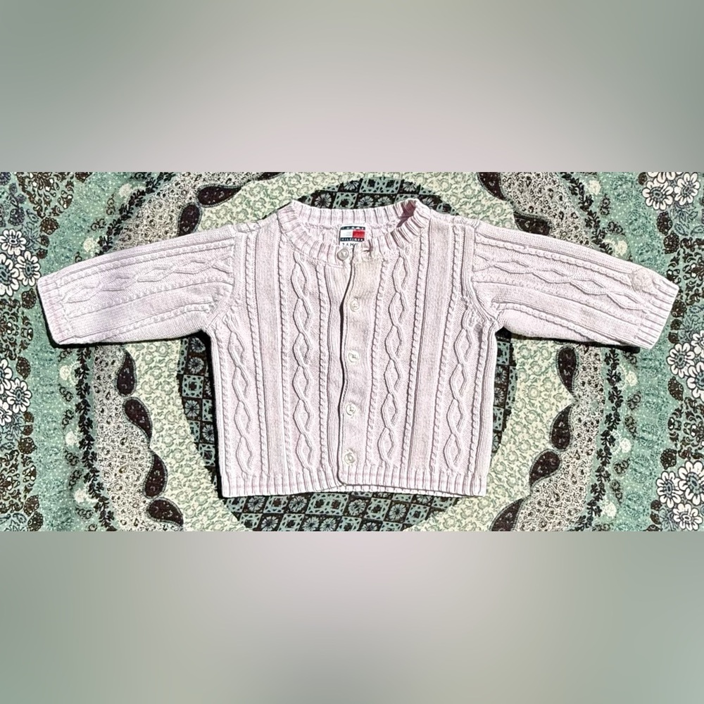 Tommy Hilfiger baby Light Pink Cardigan. 3-6 months